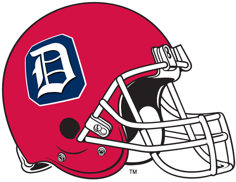 Duquesne Dukes 1999-2006 Helmet Logo vinyl decal